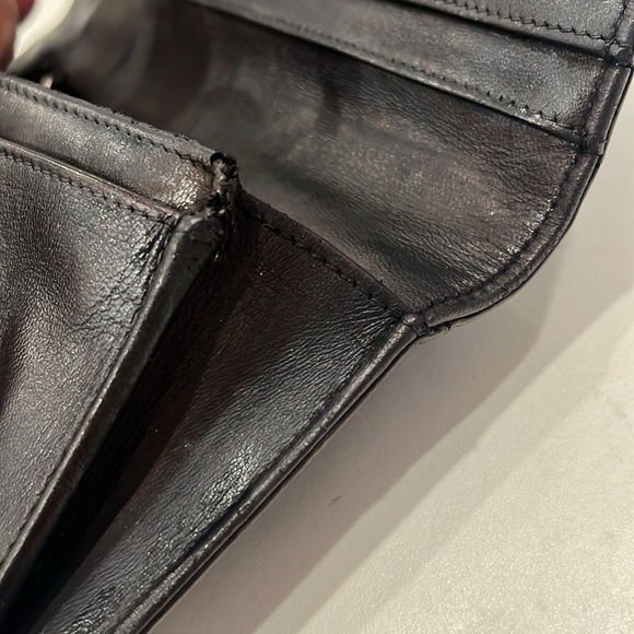 CHANEL Mademoiselle Biarritz Lucky Charms Black Leather Bifold Long Wallet - Picture 12 of 15